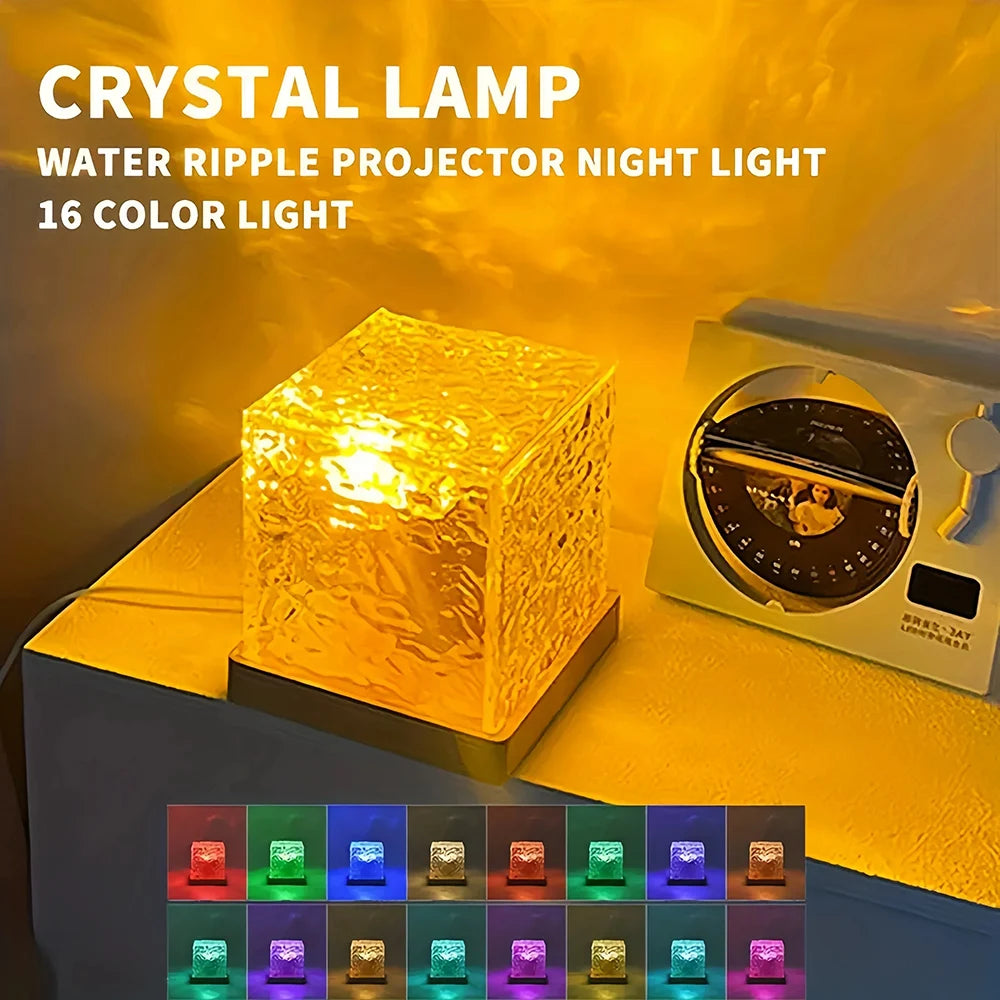 Crystal Aurora Wave Lamp