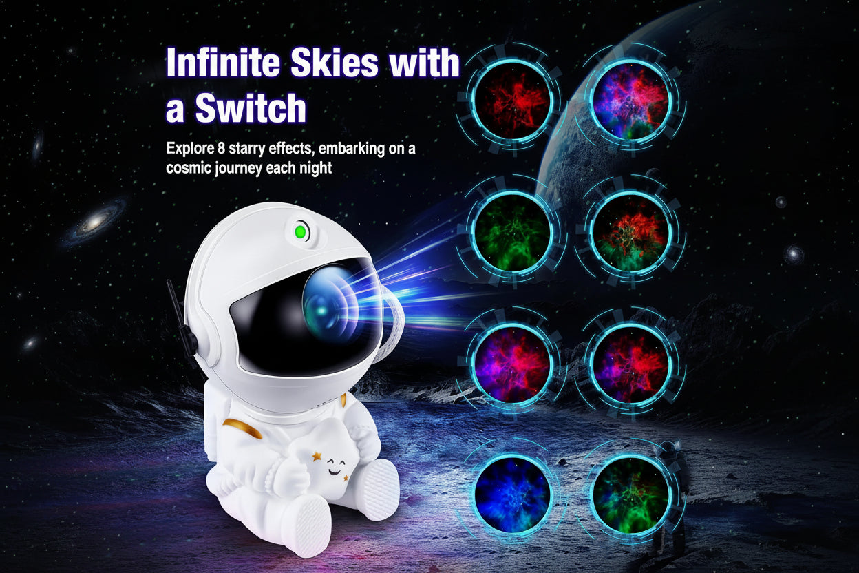 Astronaut Galaxy Star Projector