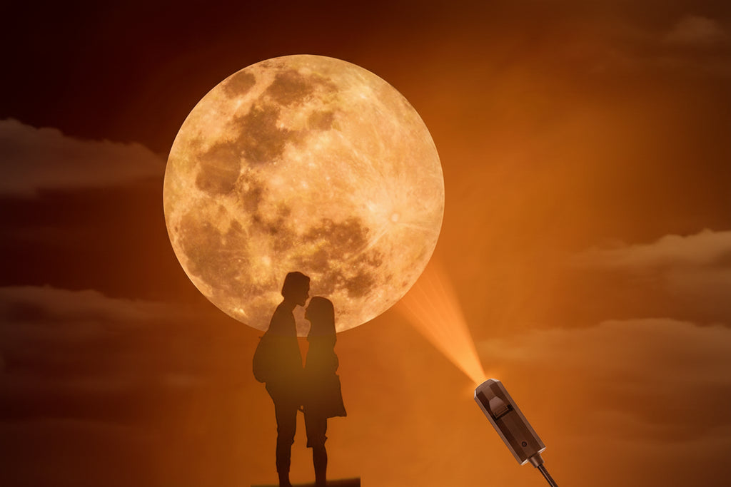 Moon and Earth Projector