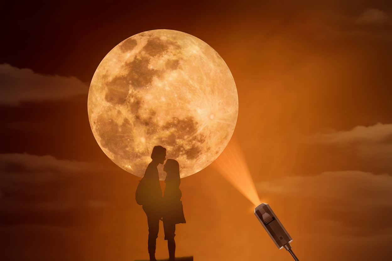 Moon and Earth Projector